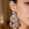 Silver Plated Zircon Earrings