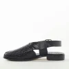 Black Faux Leather Footwear For Men For Wedding