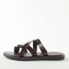 Faux Leather Footwear For Men in Brown