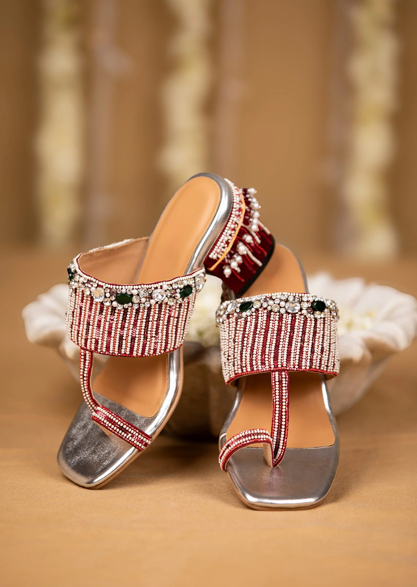 11856-silver-hand-hand-embellished-faux-leather-block-heels-1.webp Silver Hand Hand Embellished Faux Leather Block Heels