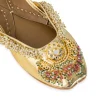 Gold Mirror Embellished Juttis