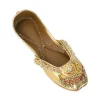 Gold Mirror Embellished Juttis