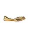 Gold Mirror Embellished Juttis