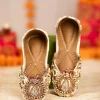 Gold Zari Hand Embellished Juttis