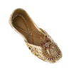 Gold Zari Hand Embellished Juttis
