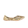 Gold Zari Hand Embellished Juttis