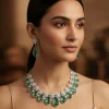 Emerald Elegance Necklace Set