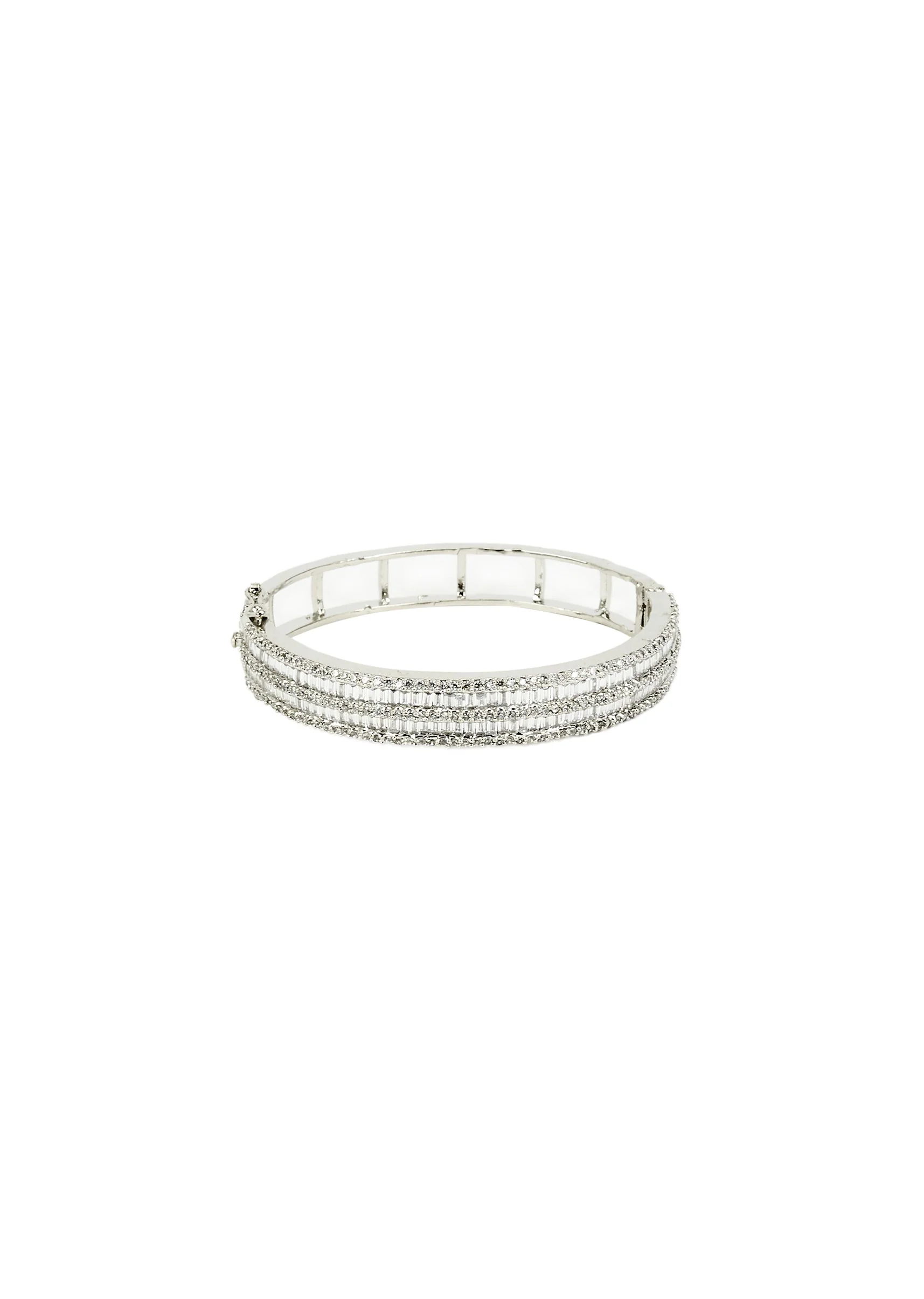 Silver Plated Zircon Kadas