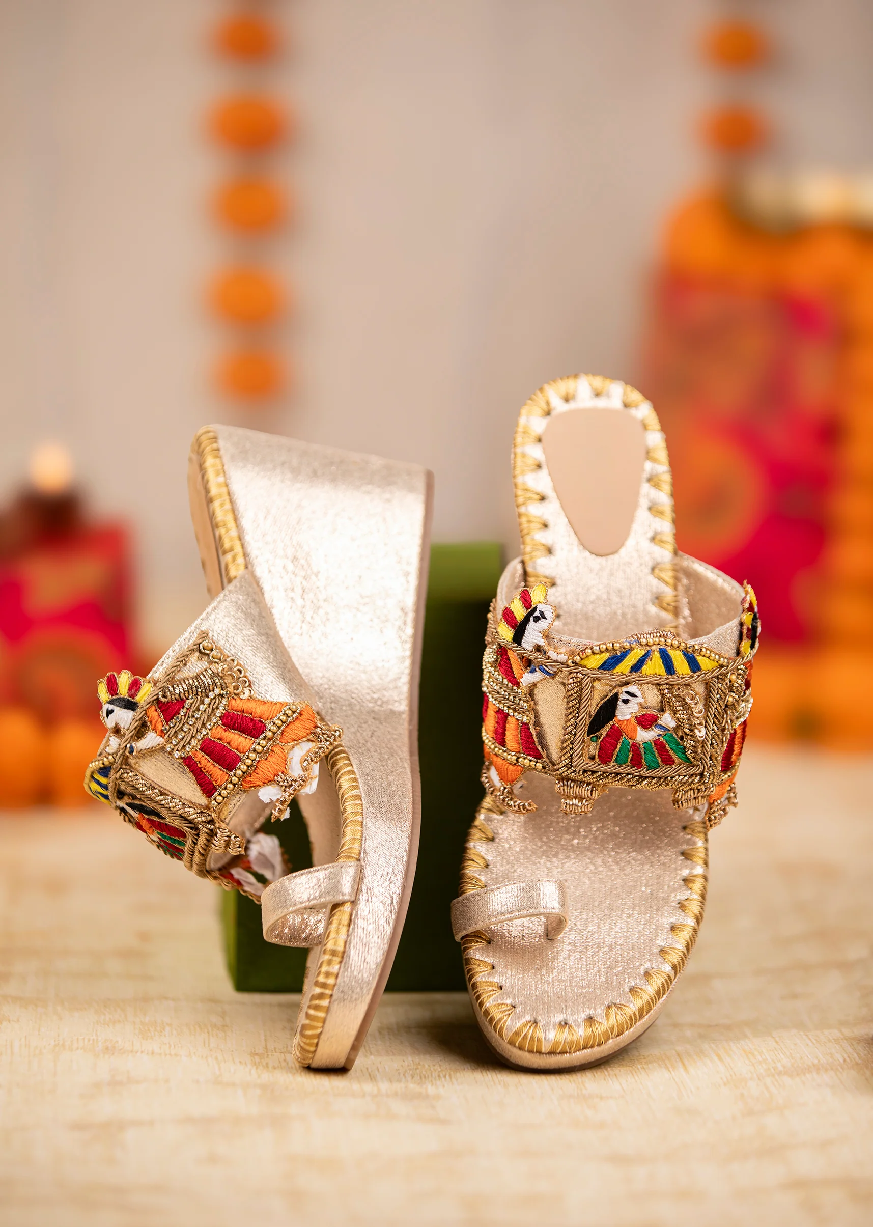 12018-gold-hand-embroidered-resham-wedges-1.webp Gold Hand Embroidered Resham Wedges