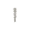 Silver Plated Zircon Danglers Earrings