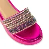 Pink Bead Hand Embellished Heels