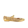 Gold Floral Zari Embellished Floral Juttis