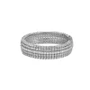 Zircon Silver Plated Bangles