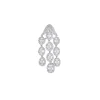 Silver Plated Zircon Short Necklace Set With Earrings