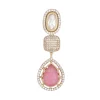 Multicolor Polki Choker Set With Kundan