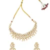 Kundan Polki Necklace And Earring Set
