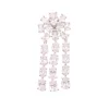 12216-silver-finish-dangling-choker-set-with-faux-diamonds-7.webp Silver Finish Dangling Choker Set with Faux Diamonds