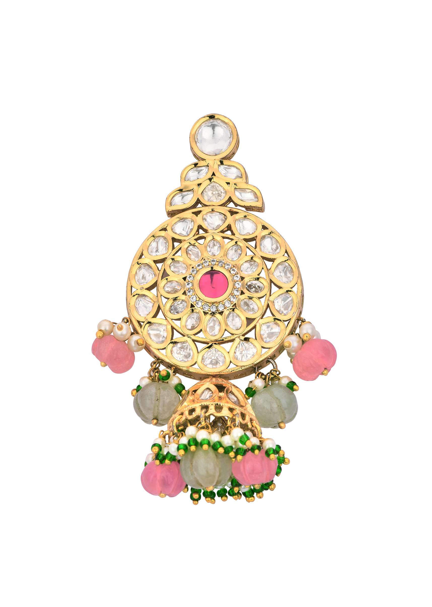 12221-multicolor-choker-set-with-encrusted-kundan-3.jpg Multicolor Choker Set With Encrusted Kundan