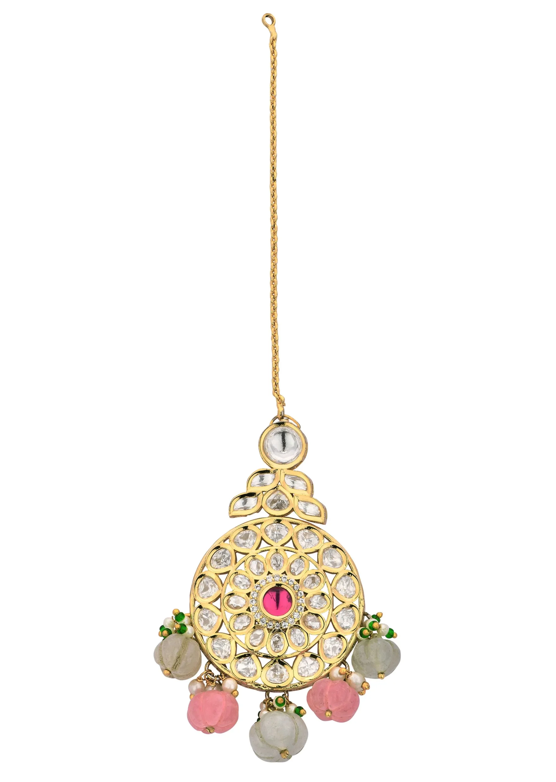 12221-multicolor-choker-set-with-encrusted-kundan-4.webp Multicolor Choker Set With Encrusted Kundan