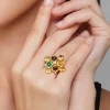 12227-gold-navratan-ring-with-multi-stone-detailing-1.webp Gold Navratan Ring With Multi Stone Detailing
