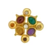 12227-gold-navratan-ring-with-multi-stone-detailing-3.webp Gold Navratan Ring With Multi Stone Detailing