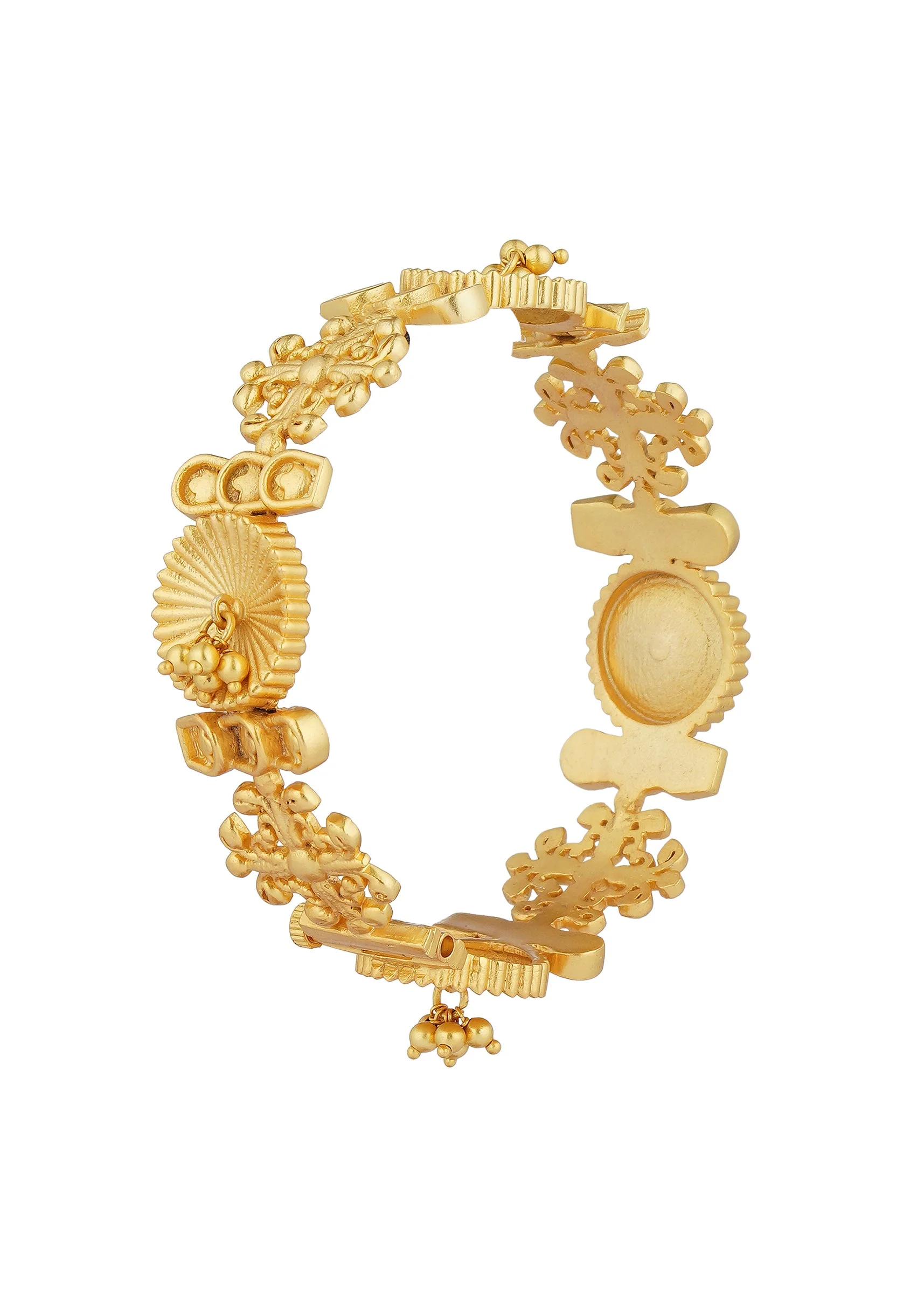 12233-antique-gold-bangle-with-ornamental-motifs-2.webp Antique Gold Bangle With Ornamental Motifs