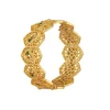 12240-antique-gold-bangle-with-zircon-accents-2.webp Antique Gold Bangle With Zircon Accents