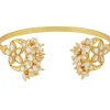 12241-gold-chaand-phool-bracelet-with-mirror-polki-and-pearls-4.webp Gold Chaand Phool Bracelet With Mirror Polki And Pearls