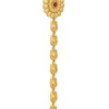 12244-antique-gold-floral-legacy-statement-earrings-with-chain-detailing-2.webp Antique Gold Floral Legacy Statement Earrings With Chain Detailing