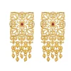 12246-antique-gold-eternal-enigma-stud-earrings-with-zircon-accents-2.webp Antique Gold Eternal Enigma Stud Earrings With Zircon Accents