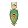 12249-antique-gold-green-onyx-statement-earrings-4.webp Antique Gold Green Onyx Statement Earrings