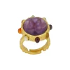 12250-gold-navratna-ring-with-purple-stone-accent-4.webp Gold Navratna Ring With Purple Stone Accent
