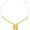 12252-antique-gold-pendant-necklace-with-tusk-motif-3.webp Antique Gold Pendant Necklace With Tusk Motif