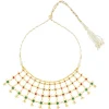 12255-antique-gold-necklace-with-green-zircon-details-3.webp Antique Gold Necklace With Green Zircon Details