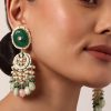 12258-green-kundan-choker-set-with-carved-stones-and-pink-beads-3.jpg Green Kundan Choker Set With Carved Stones And Pink Beads