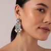 12266-pink-polki-kundan-choker-set-with-stone-drops-3.jpg Pink Polki Kundan Choker Set With Stone Drops