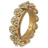 12269-gold-tone-kundan-bangle-with-pearls-and-floral-motifs-5.jpg Gold Tone Kundan Bangle With Pearls And Floral Motifs