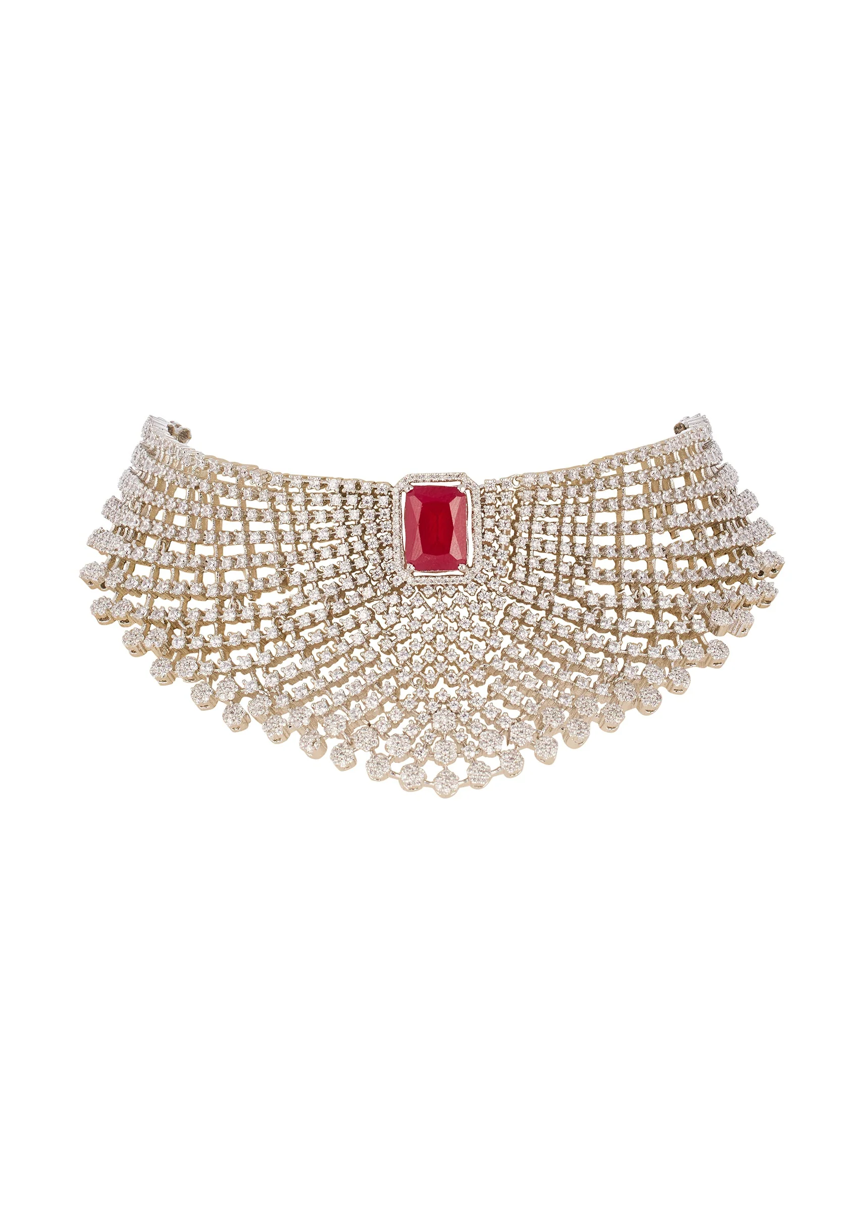 1227-red-and-silver-anti-tarnish-rhodium-plated-necklace-set-with-cz-diamond-2.webp Red and Silver Anti Tarnish Rhodium Plated Necklace Set with CZ Diamond