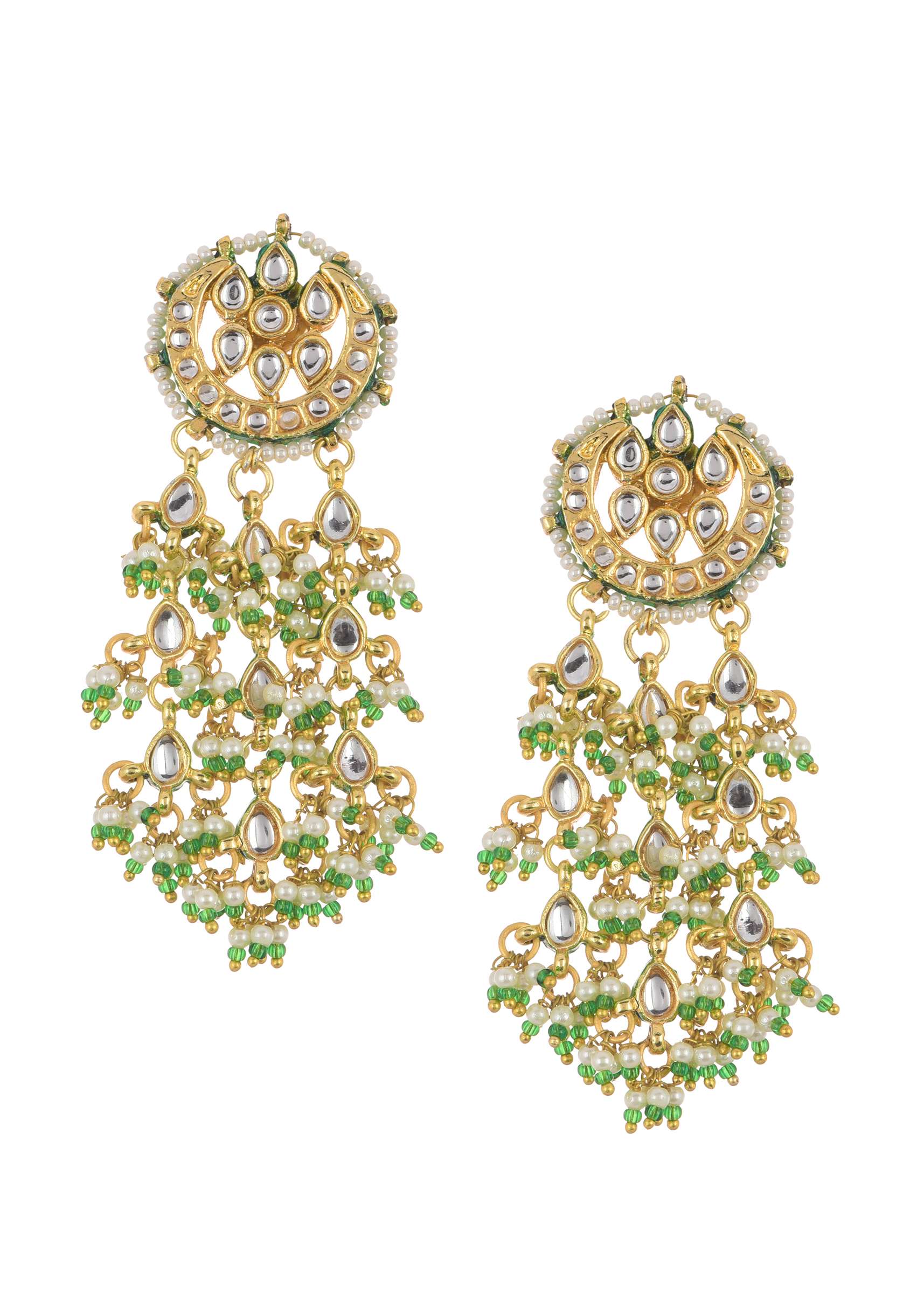 12276-white-kundan-choker-set-with-pearls-and-drops-2.jpg White Kundan Choker Set With Pearls And Drops