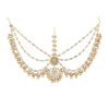 Gold Finish Kundan Sheeshphool In Mix Metal With Pearls