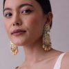 12281-gold-finish-kundan-choker-necklace-set-with-intricate-colourful-meenakari-work-in-mix-metal-3.jpg Gold-Finish Kundan Choker Necklace Set With Intricate Colourful Meenakari Work In Mix Metal