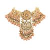 12281-gold-finish-kundan-choker-necklace-set-with-intricate-colourful-meenakari-work-in-mix-metal-5.jpg Gold-Finish Kundan Choker Necklace Set With Intricate Colourful Meenakari Work In Mix Metal