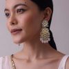 12282-gold-finish-kundan-choker-necklace-set-with-intricate-work-in-mix-metal-3.jpg Gold-Finish Kundan Choker Necklace Set With Intricate Work In Mix Metal