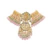 12282-gold-finish-kundan-choker-necklace-set-with-intricate-work-in-mix-metal-5.jpg Gold-Finish Kundan Choker Necklace Set With Intricate Work In Mix Metal