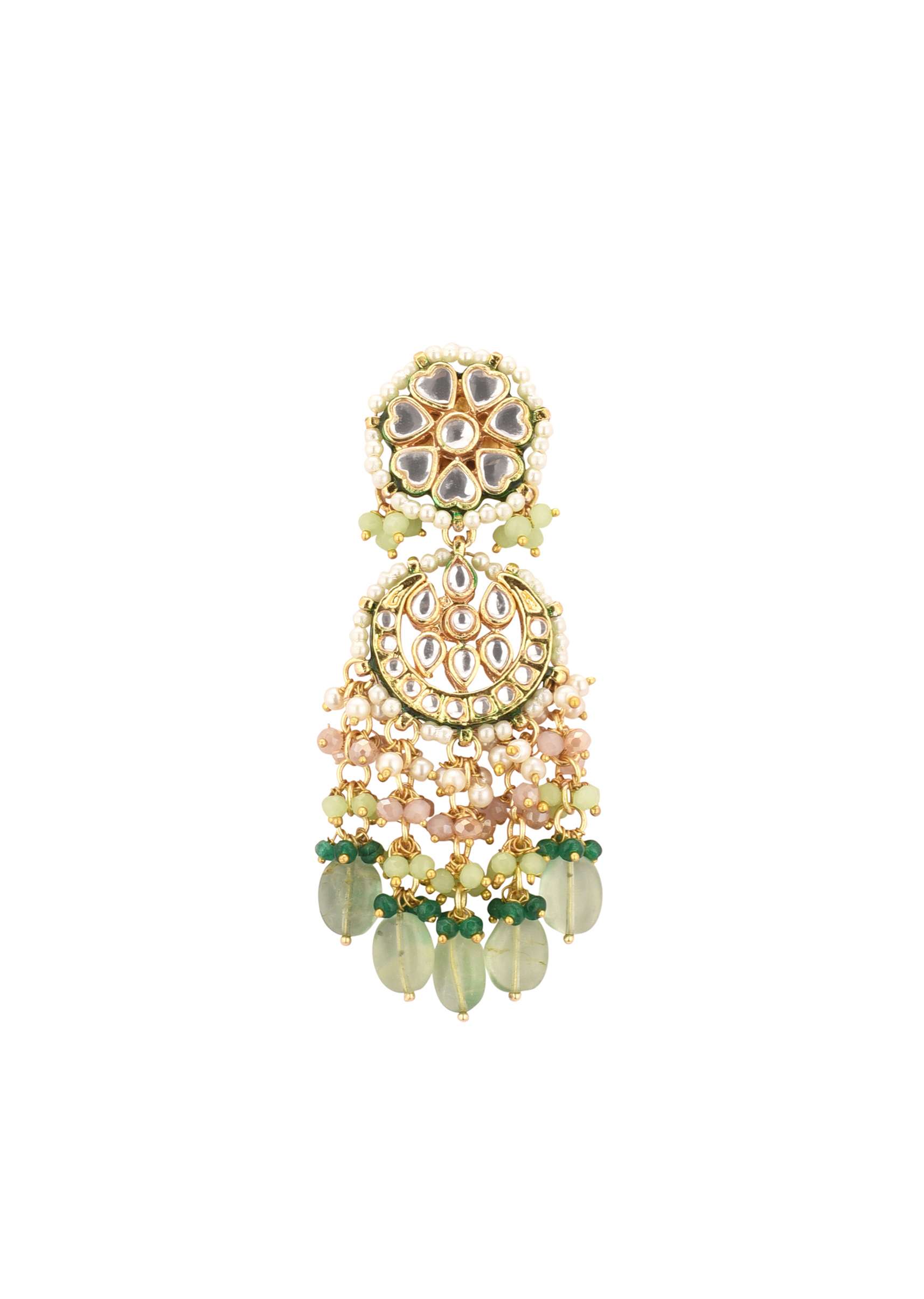 12286-green-toned-gold-finish-kundan-choker-necklace-set-with-colourful-meenakari-work-in-mix-metal-5.jpg Green Toned Gold-Finish Kundan Choker Necklace Set With Colourful Meenakari Work In Mix Metal