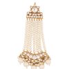 12288-gold-finish-kundan-polki-earrings-with-beads-and-pearls-3.jpg Gold Finish Kundan Polki Earrings With Beads And Pearls