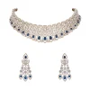 1229-blue-and-silver-rhodium-plate-cz-diamond-necklace-set-with-semi-precious-stones-2.webp Blue and Silver Rhodium Plate Cz Diamond Necklace Set with Semi Precious Stones