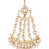12291-gold-finish-kundan-polki-jhumar-passa-with-pearls-3.jpg Gold Finish Kundan Polki Jhumar Passa With Pearls