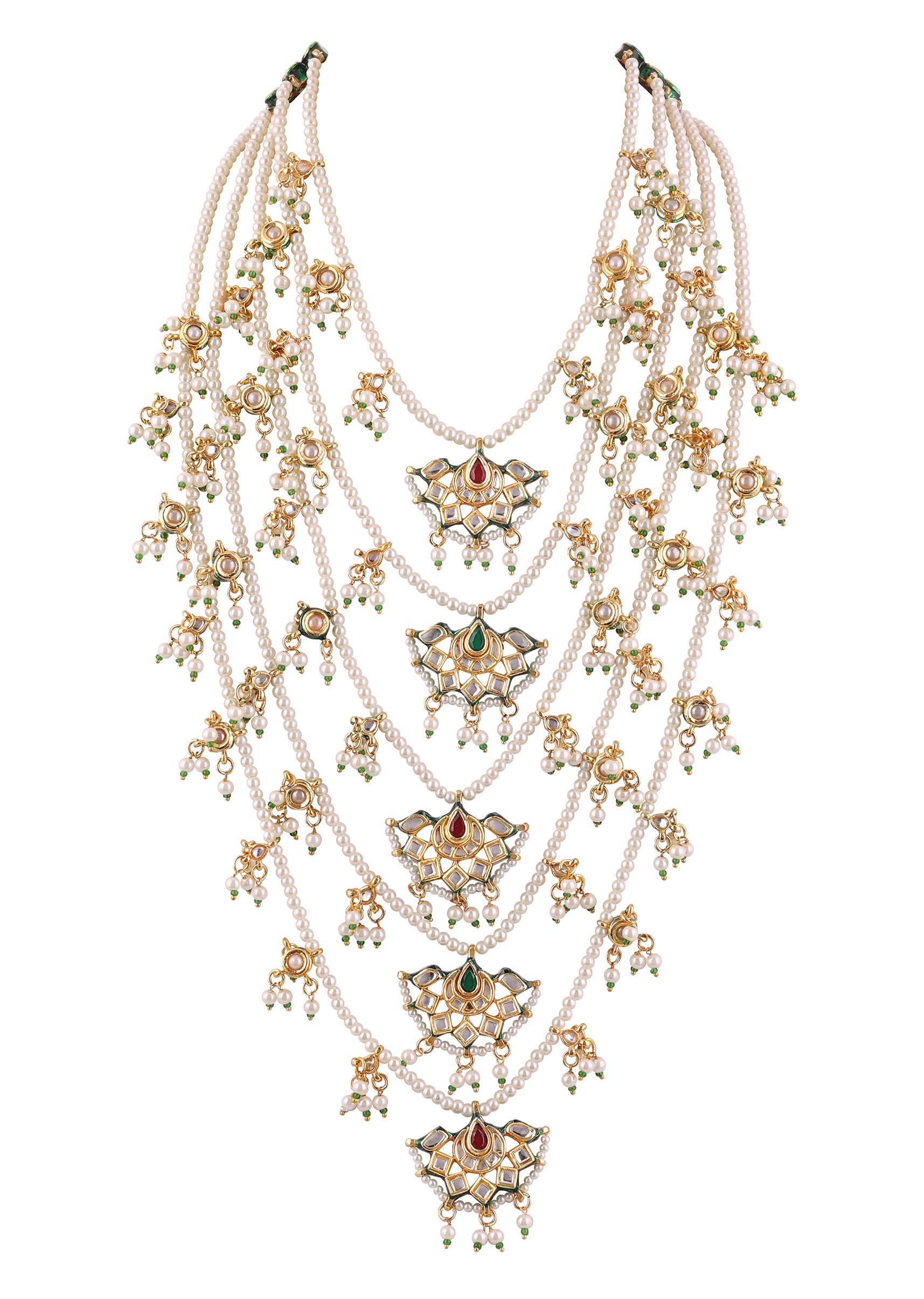 12306-maharani-pearl-and-kundan-necklace-2.jpg Maharani Pearl And Kundan Necklace