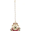 12309-kundan-mangtikka-with-ruby-and-emerald-stones-3.webp Kundan Mangtikka With Ruby And Emerald Stones